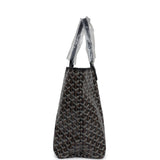 Goyard Goyardine Black St. Louis PM Tote Bag Palladium Hardware