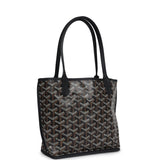 Goyard Goyardine Anjou Black Mini Bag Palladium Hardware