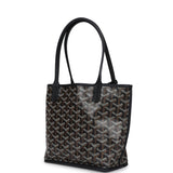 Goyard Goyardine Anjou Black Mini Bag Palladium Hardware