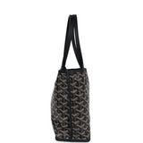 Goyard Goyardine Anjou Black Mini Bag Palladium Hardware