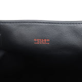 Goyard Goyardine Anjou Black Mini Bag Palladium Hardware