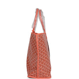 Goyard Goyardine Coral Anjou PM Embroidered Seahorse Bag Palladium Hardware