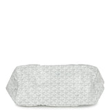 Goyard Goyardine White St. Louis GM Tote Bag Palladium Hardware