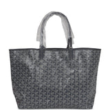 Goyard Goyardine Grey St. Louis PM Tote Bag Palladium Hardware