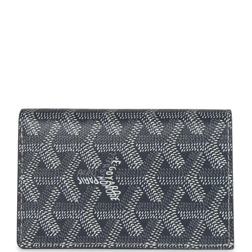 Goyard Grey Goyardine Canvas Saint-Pierre Card Wallet