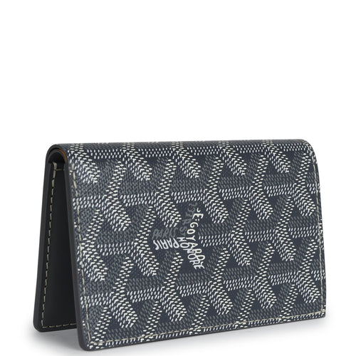 Goyard Grey Goyardine Canvas Saint-Pierre Card Wallet