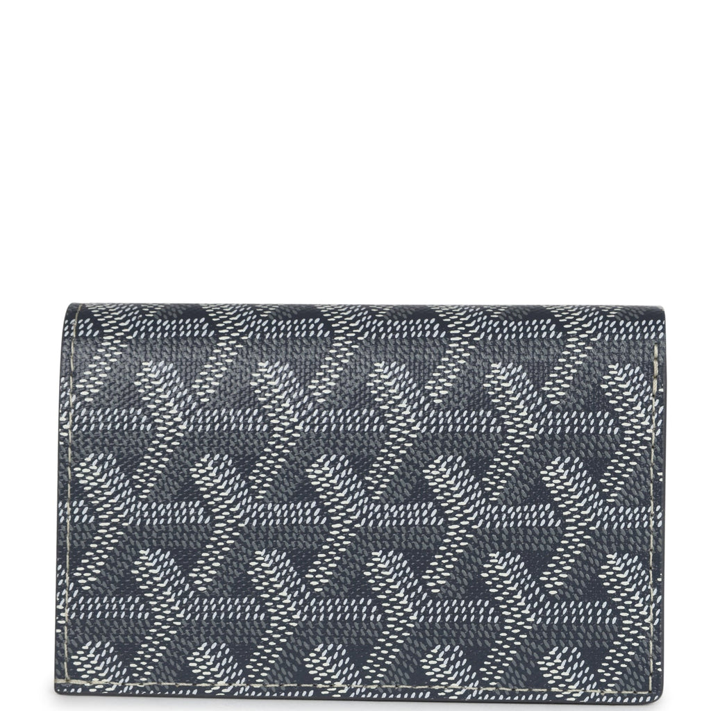 Goyard Grey Goyardine Canvas Saint-Pierre Card Wallet