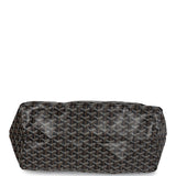 Goyard Goyardine Black St. Louis GM Tote Bag Palladium Hardware