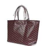 Goyard Goyardine Burgundy St. Louis PM Tote Bag Palladium Hardware