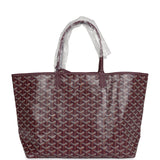 Goyard Goyardine Burgundy St. Louis PM Tote Bag Palladium Hardware