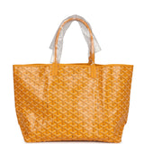 Goyard Goyardine Yellow St. Louis PM Tote Bag Palladium Hardware