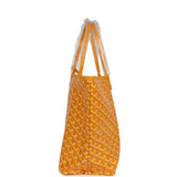 Goyard Goyardine Yellow St. Louis PM Tote Bag Palladium Hardware