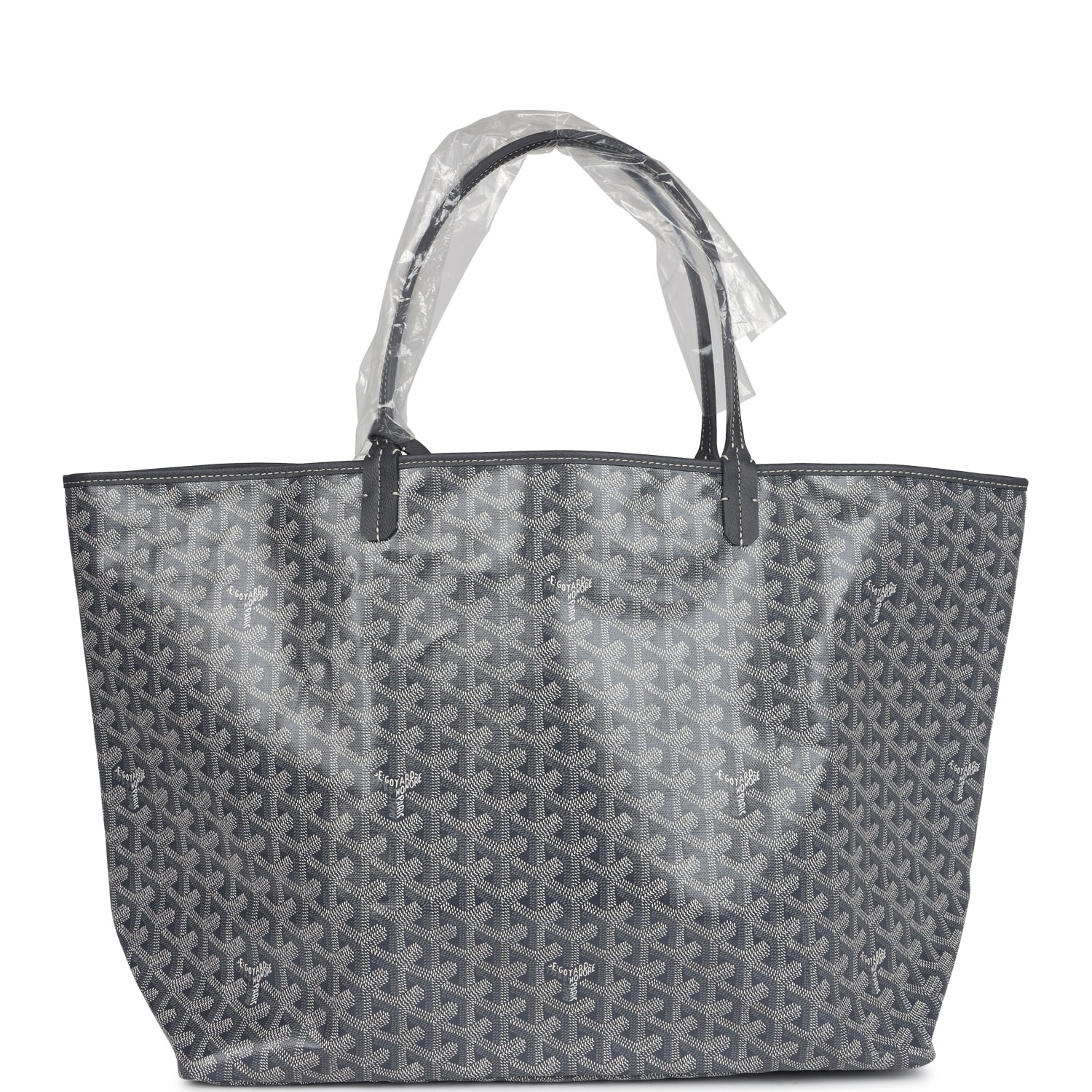 Goyard Goyardine Grey St. Louis GM Tote Bag Palladium Hardware ...