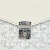 Goyard Goyardine White Chypre Wallet-Pouch Palladium Hardware