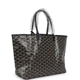 Goyard Goyardine Black St. Louis PM Tote Bag Palladium Hardware