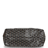 Goyard Goyardine Black St. Louis PM Tote Bag Palladium Hardware