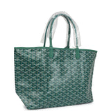 Goyard Goyardine Green St. Louis PM Tote Bag Palladium Hardware