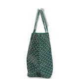 Goyard Goyardine Green St. Louis PM Tote Bag Palladium Hardware