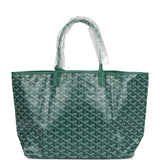 Goyard Goyardine Green St. Louis PM Tote Bag Palladium Hardware