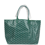 Goyard Goyardine Green St. Louis PM Tote Bag Palladium Hardware