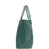 Goyard Goyardine Green St. Louis PM Tote Bag Palladium Hardware