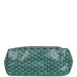 Goyard Goyardine Green St. Louis PM Tote Bag Palladium Hardware