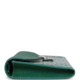 Goyard Goyardine Green Chypre Wallet-Pouch Palladium Hardware