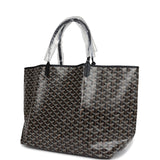 Goyard Goyardine Black St. Louis GM Tote Bag Palladium Hardware