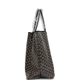 Goyard Goyardine Black St. Louis GM Tote Bag Palladium Hardware