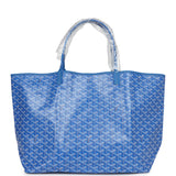 Goyard Goyardine Sky Blue St. Louis GM Tote Bag Palladium Hardware