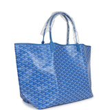 Goyard Goyardine Sky Blue St. Louis GM Tote Bag Palladium Hardware