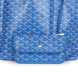 Goyard Goyardine Sky Blue St. Louis GM Tote Bag Palladium Hardware