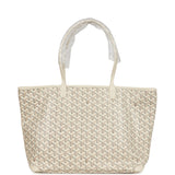 Goyard Goyardine Canvas Sand Artois MM Tote Palladium Hardware