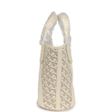 Goyard Goyardine Belharra PM Sand Tote Palladium Hardware