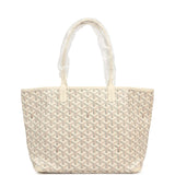 Goyard Goyardine Sand Artois PM Tote Palladium Hardware