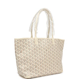 Goyard Goyardine Sand Artois PM Tote Palladium Hardware