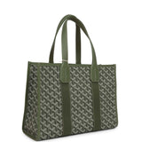 Goyard Goyardine Jacquard Khaki Villette PM Bag