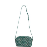 Goyard Goyardine Green Cap Vert PM Bag Palladium Hardware