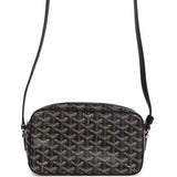 Goyard Goyardine Black Cap Vert PM Bag Palladium Hardware