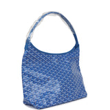 Goyard Goyardine Sky Blue Boheme PM Hobo Bag Palladium Hardware