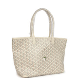 Goyard Goyardine Sand Artois PM Tote Palladium Hardware