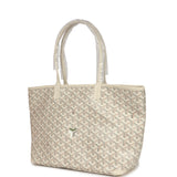 Goyard Goyardine Sand Artois PM Tote Palladium Hardware