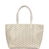 Goyard Goyardine Sand Artois PM Tote Palladium Hardware