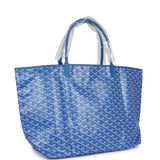 Goyard Goyardine Sky Blue St. Louis GM Tote Bag Palladium Hardware