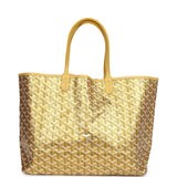 Goyard Goyardine Metallic Gold St. Louis PM Tote Bag Gold Hardware