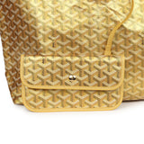 Goyard Goyardine Metallic Gold St. Louis PM Tote Bag Gold Hardware