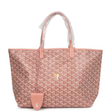 Goyard Goyardine Pearly Coral St. Louis PM Tote Bag Palladium Hardware