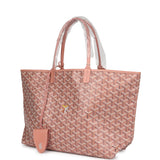 Goyard Goyardine Pearly Coral St. Louis PM Tote Bag Palladium Hardware