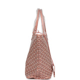 Goyard Goyardine Pearly Coral St. Louis PM Tote Bag Palladium Hardware