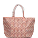 Goyard Goyardine Pearly Coral St. Louis PM Tote Bag Palladium Hardware